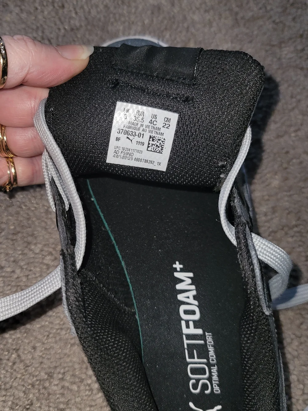 Puma sparkling silver